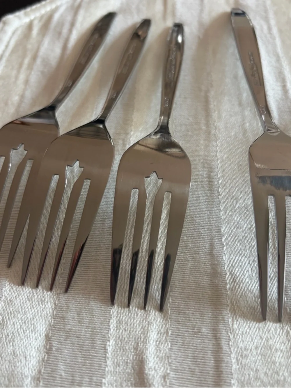 Ekco Eterna Mary Jane Classic Stainless Steel Japan MCM Flatware Lot of 10 Pcs